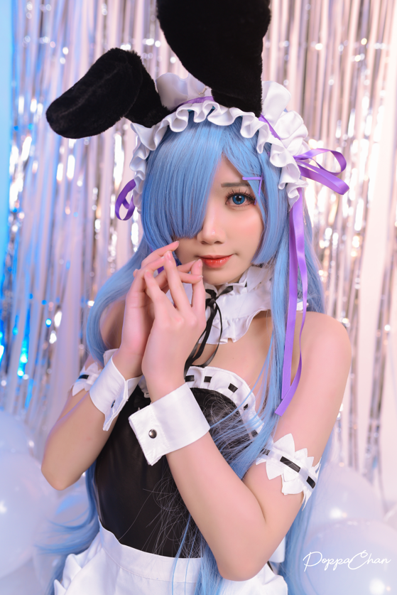 PoppaChan – NO.034 Rem Bunny 【37P183M】