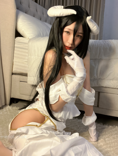 漏点女菩萨 MERIOL CHAN Albedo Cosplay  Overlord[74P-4V-944M]