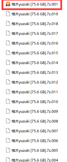 柚木yuzuki [78件75.6 GB][百度盘]