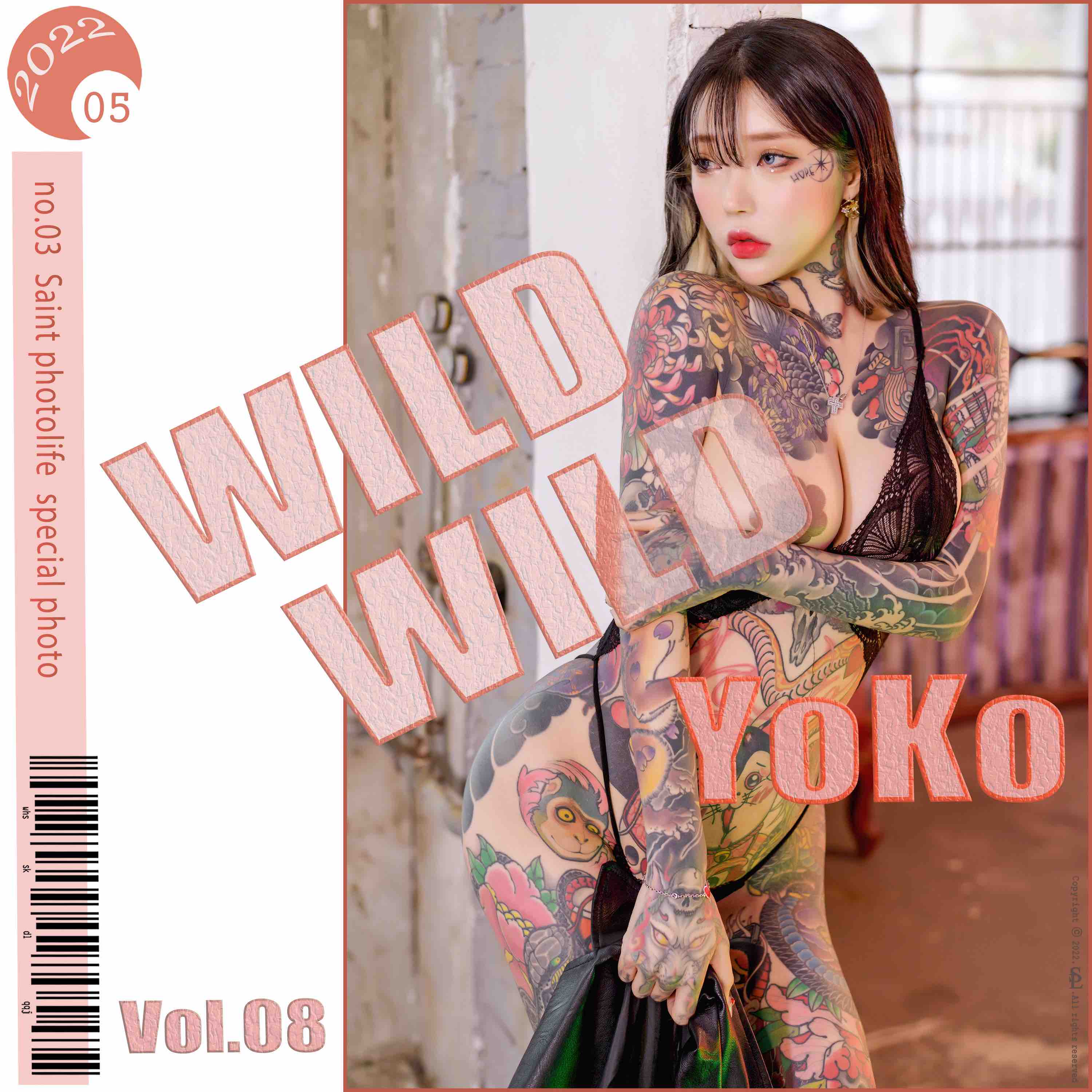 SAINT Photolife – Yoko Vol.08 – Wild Wild [63P／388MB]