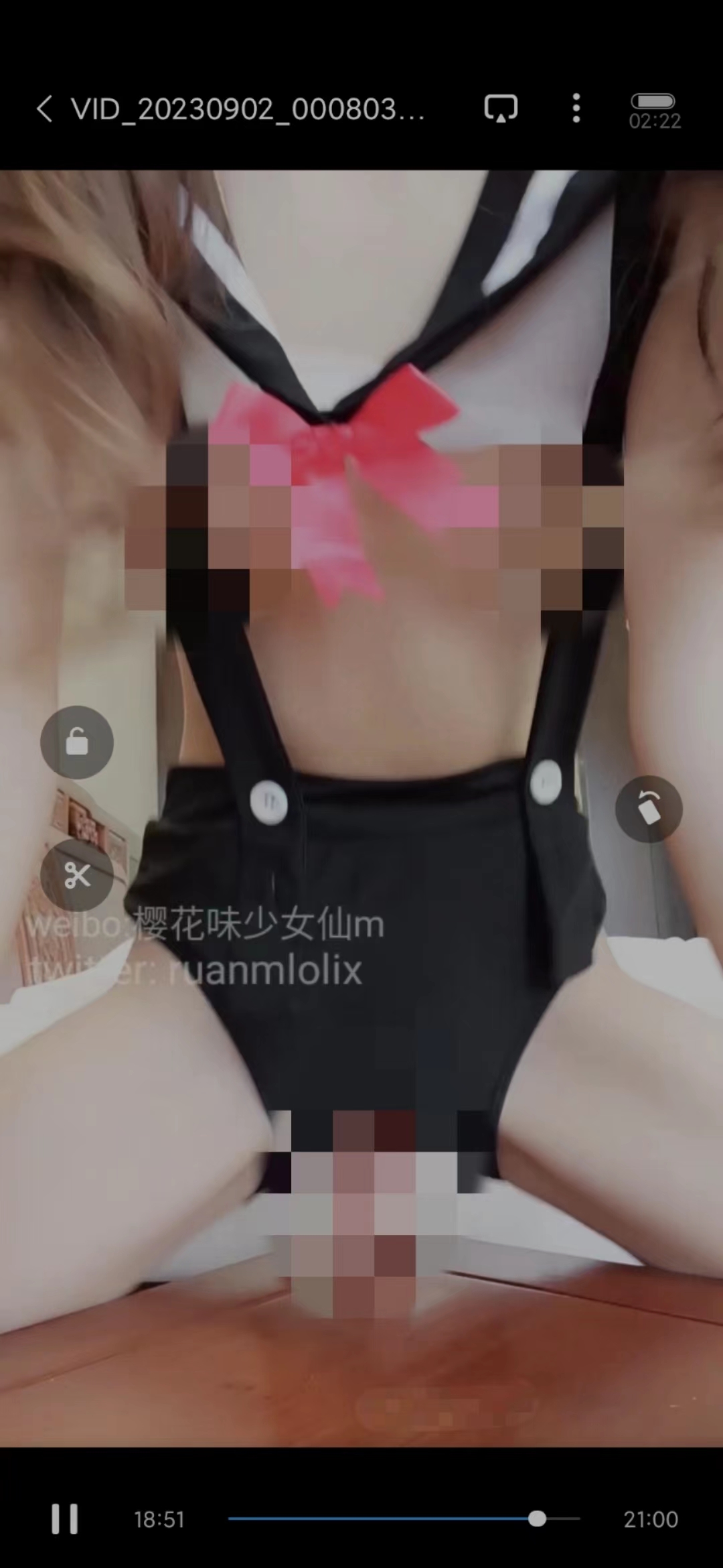 补【搬运】软萌萝莉小仙 开档情趣女仆 1V 1.52G