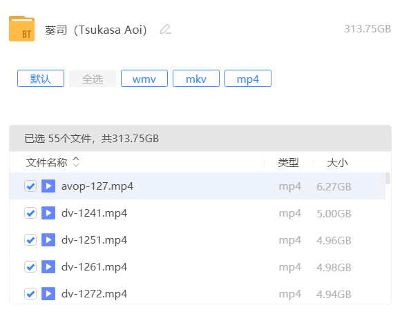 葵司[Tsukasa Aoi]合集[55V 313.7G]