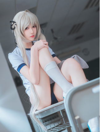 微博红人动漫Coser@南桃Momoko 春日野穹体操服 [28P139MB]