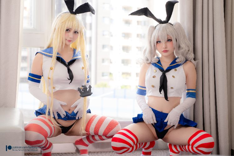 [小丁] – Kashima＆Shimakaze With Rinka【40P 232M】