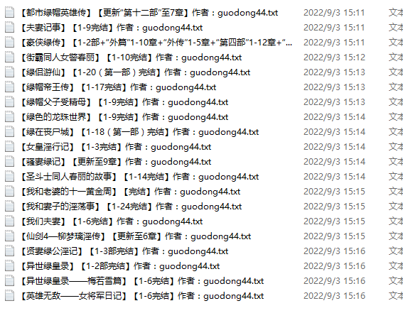 【自打包】小说贴 【guodong44】作品合集[20本]