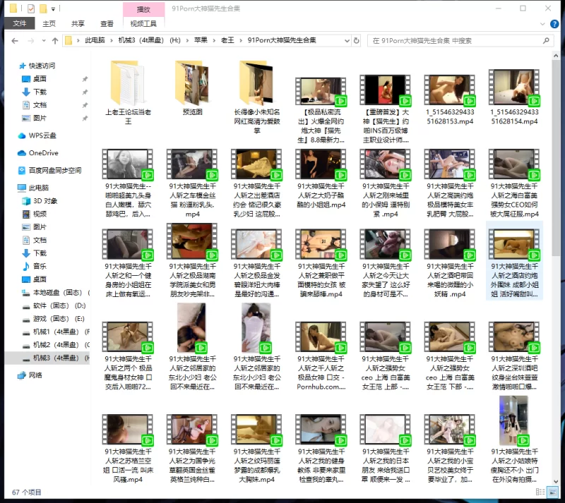 91Porn大神猫先生合集 [70v-27.9GB]