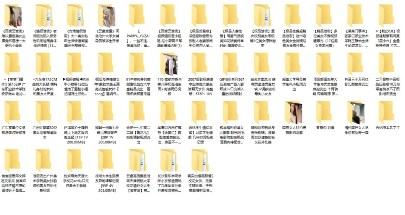 46套极品反差网曝事件集锦视频流出 [V100+ P1000-33.1GB]