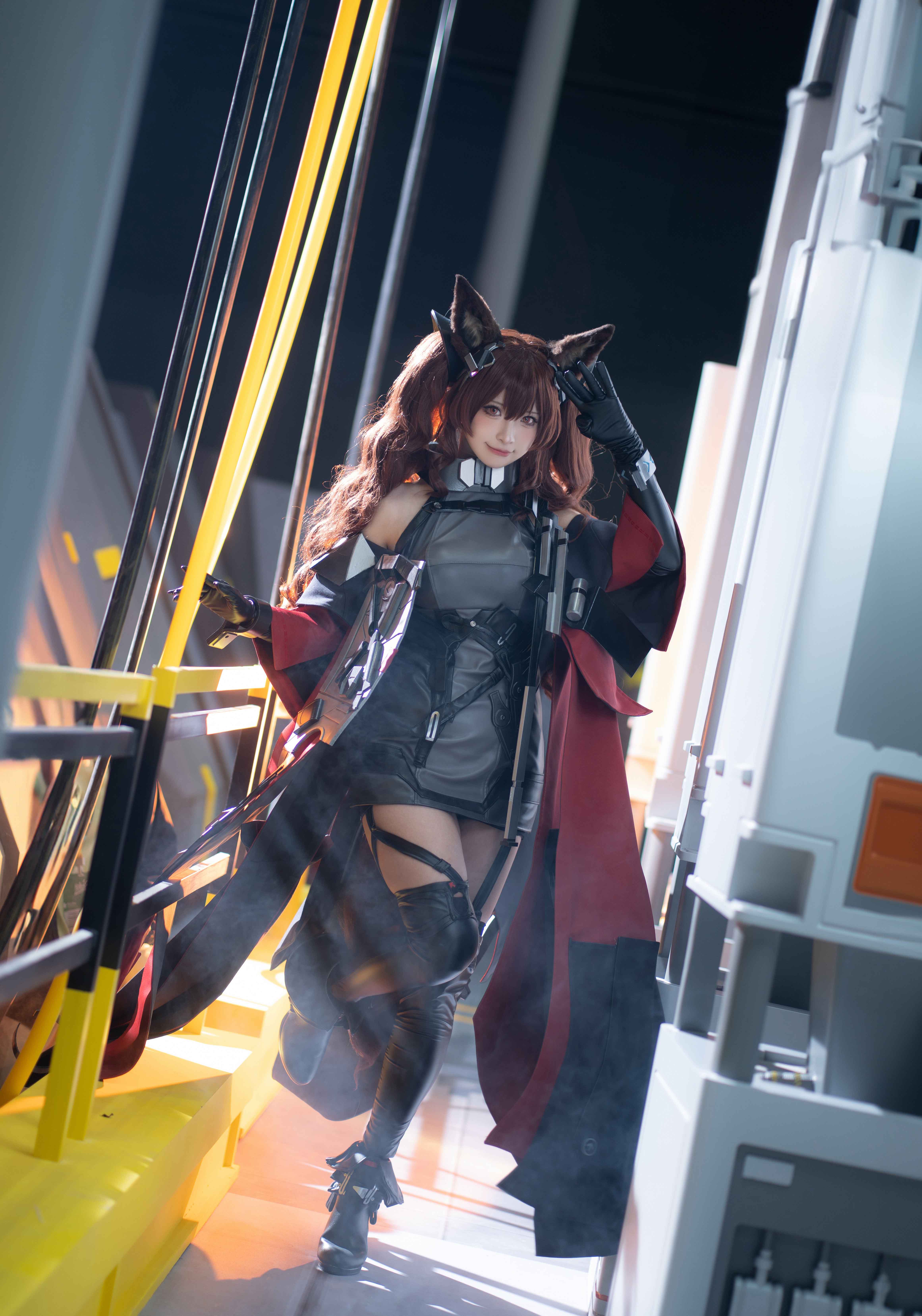 【新】贤儿sherry – 明日方舟 安洁莉娜 [21P][148MB百度云]