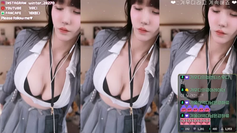 《无水印》自录韩国美女主播겨울 冬天 11月热舞小合集 [10v-1.7g]