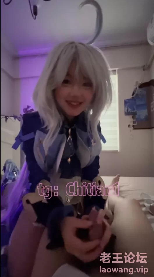 chitian1 超级可爱的芙宁娜cosplay，被抱起来操 《5V49M》 [5v-49MB]