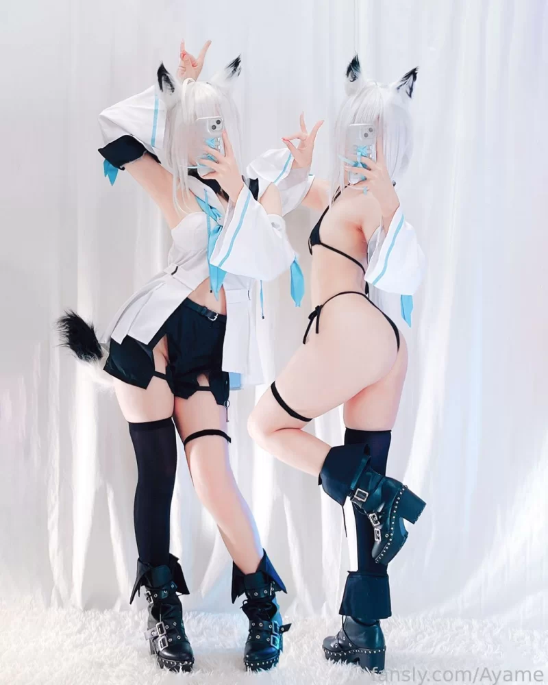 ayame》各种美少女cosplay换装！ [14v